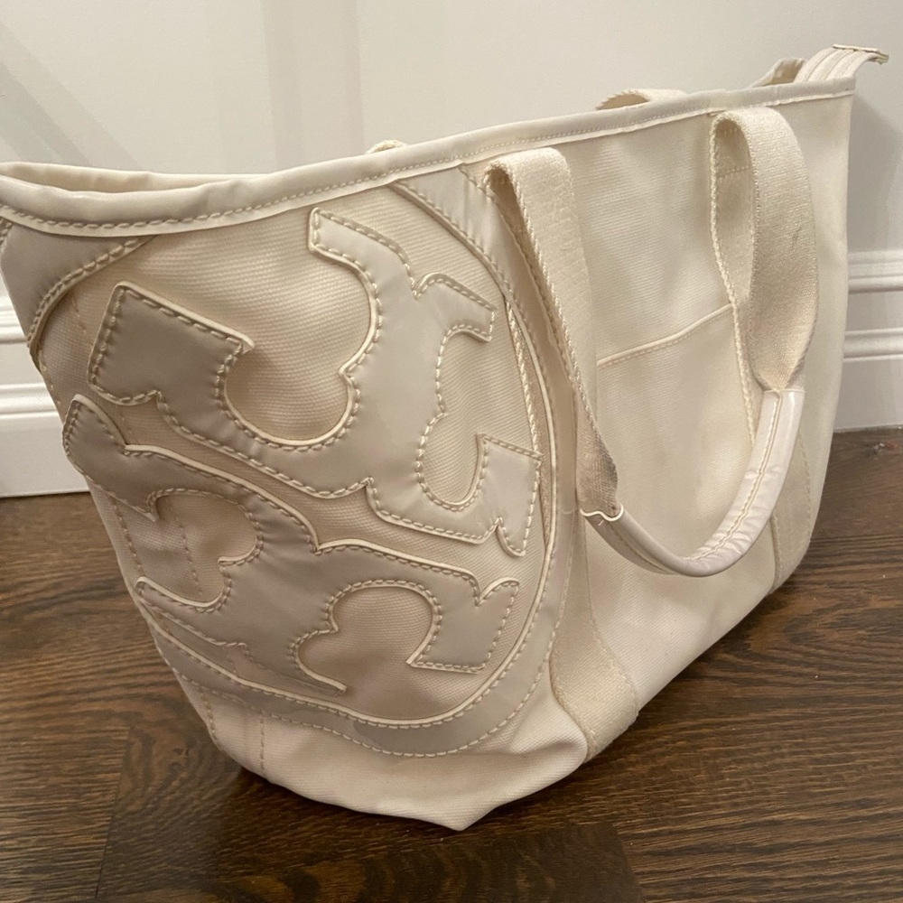 White Tory Burch Tote